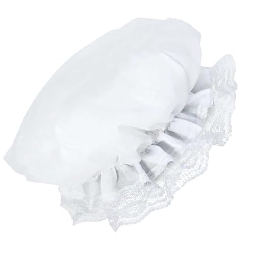 Vynetra Spitzenkrempe, weiße stilvolle Spitzenhut mit elastischer Krempe, für Bühne, Rollenspiele und Halloween-Kostüm, Cosplay, Requisiten, Baby-Mützen Vynetra Spitzenkrempe, weiße stilvolle Spitzenhut mit elastischer Krempe, für Bühne, Rollenspiele und Halloween-Kostüm, Cosplay, Requisiten, Baby-Mützen von Vynetra