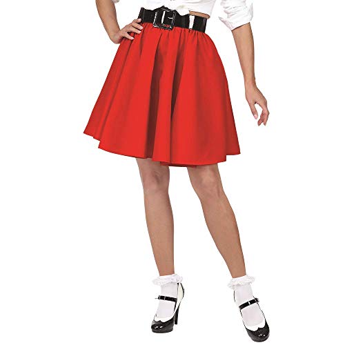 "RED ROCK 'N' ROLL SKIRT" - von W WIDMANN MILANO Party Fashion