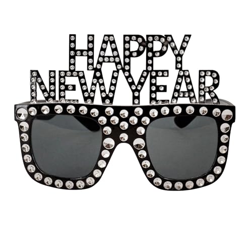 W WIDMAN MILANO Party Fashion 21085 - Brille Happy New Year, silber, Accessoire für Silvester, Neujahr von W WIDMANN MILANO Party Fashion