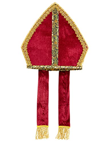 W WIDMANN MILANO Party Fashion 00078 - Nikolausmütze, Mitra, Bischof, Kirche, Hut, Kopfschmuck, Accessoire, Karneval, Mottoparty W WIDMANN MILANO Party Fashion 00078 - Nikolausmütze, Mitra, Bischof, Kirche, Hut, Kopfschmuck, Accessoire, Karneval, Mottoparty von W WIDMANN MILANO Party Fashion
