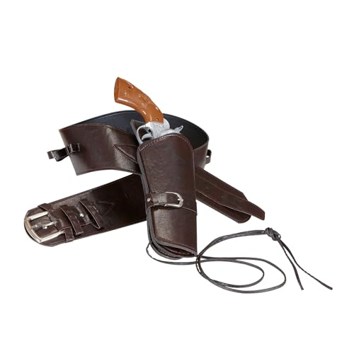 W WIDMANN MILANO Party Fashion - Pistolenhalter mit Gürtel, aus Kunstleder, Schwarz, Cowboy, Holster, Kostüm, Accessoire, Karneval W WIDMANN MILANO Party Fashion - Pistolenhalter mit Gürtel, aus Kunstleder, Schwarz, Cowboy, Holster, Kostüm, Accessoire, Karneval von W WIDMANN MILANO Party Fashion