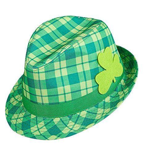 W WIDMANN MILANO Party Fashion 14352 - Fedora Hut St. Patrick´s Day mit irischem Kleeblatt, Irland, Hut, Kopfschmuck, Accessoire, Mottoparty, Karneval W WIDMANN MILANO Party Fashion 14352 - Fedora Hut St. Patrick´s Day mit irischem Kleeblatt, Irland, Hut, Kopfschmuck, Accessoire, Mottoparty, Karneval von W WIDMANN MILANO Party Fashion
