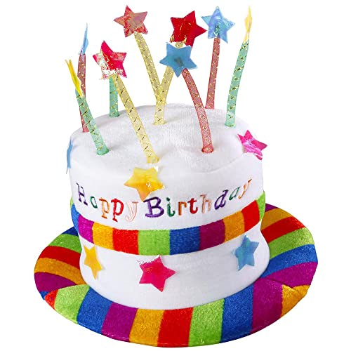 Widmann 2637H - Hut Happy Birthday, kunterbunt, Torte, Kopfbedeckung, Birthday, Geburtstagsfeier, Party, Karneval, Einheitsgröße, Mehrfarbig Widmann 2637H - Hut Happy Birthday, kunterbunt, Torte, Kopfbedeckung, Birthday, Geburtstagsfeier, Party, Karneval, Einheitsgröße, Mehrfarbig von WIDMANN MILANO PARTY FASHION