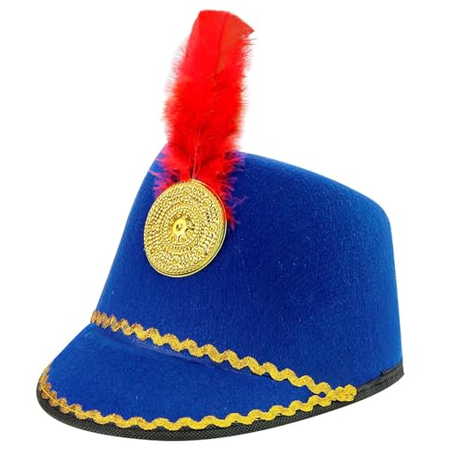 W WIDMANN MILANO Party Fashion 34143 - Majorette Hut, Blau, aus Filz, Funkenmariechen, Gardemädchen, Hut, Accessoire, Karneval, Mottoparty W WIDMANN MILANO Party Fashion 34143 - Majorette Hut, Blau, aus Filz, Funkenmariechen, Gardemädchen, Hut, Accessoire, Karneval, Mottoparty von W WIDMANN MILANO Party Fashion