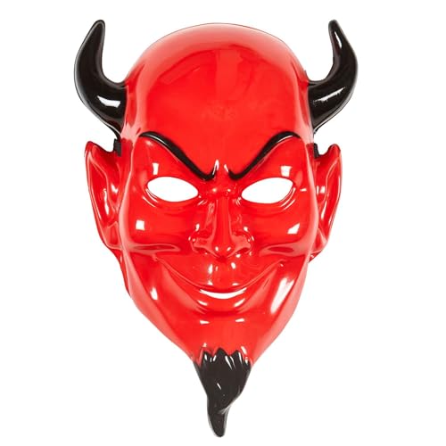 W WIDMANN MILANO Party Fashion 86861 - Maske Teufel, Horror, Satan, Halloween, Karneval, Mottoparty von W WIDMANN MILANO Party Fashion