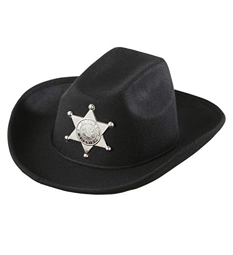 W WIDMANN MILANO Party Fashion - Cowboyhut für Kinder, mit Sheriffstern, Braun, aus Filz, Wilder Westen, Hut, Accessoire, Karneval W WIDMANN MILANO Party Fashion - Cowboyhut für Kinder, mit Sheriffstern, Braun, aus Filz, Wilder Westen, Hut, Accessoire, Karneval von W WIDMANN MILANO Party Fashion