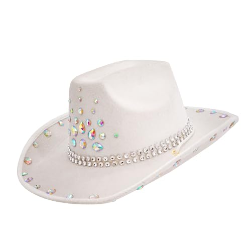 W WIDMANN MILANO Party Fashion - Hut Cowgirl oder Cowboy mit Diamanten, für Erwachsene, Accessoire Karneval, Junggesellenabschied W WIDMANN MILANO Party Fashion - Hut Cowgirl oder Cowboy mit Diamanten, für Erwachsene, Accessoire Karneval, Junggesellenabschied von W WIDMANN MILANO Party Fashion