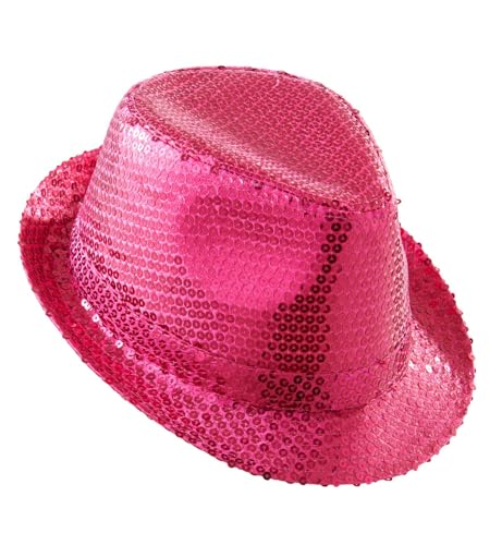 W WIDMANN MILANO Party Fashion - Hut Fedora, Hut mit Pailletten, Kopfbedeckung, Karneval von W WIDMANN MILANO Party Fashion