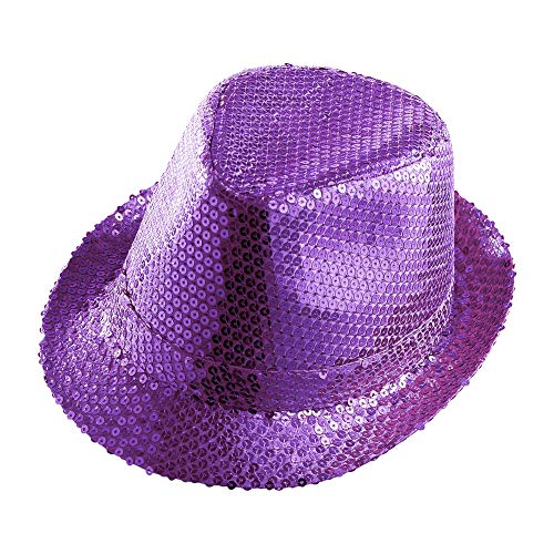 W WIDMANN MILANO Party Fashion - Hut Fedora, Hut mit Pailletten, Kopfbedeckung, Karneval von W WIDMANN MILANO Party Fashion