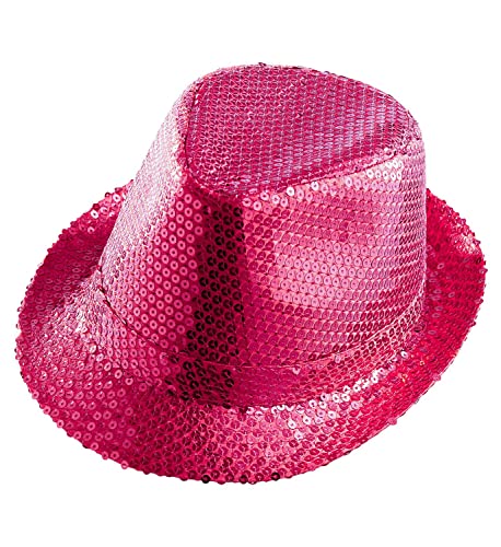 W WIDMANN MILANO Party Fashion - Hut Fedora, Hut mit Pailletten, Kopfbedeckung, Karneval von W WIDMANN MILANO Party Fashion