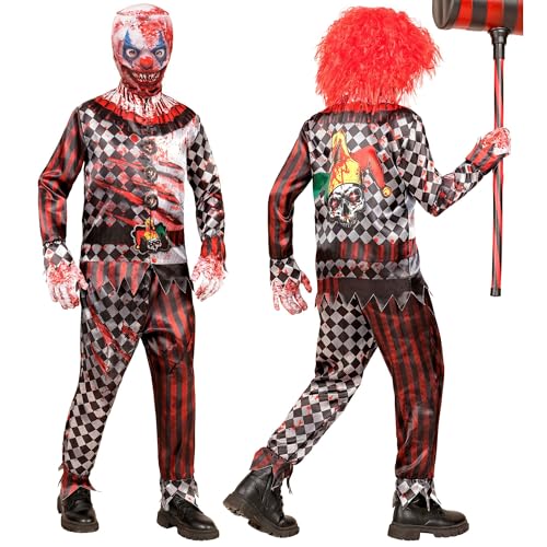 W WIDMANN MILANO Party Fashion - Killer Clown Kinderkostüm, Set mit Maske, komplettes Outfit für Halloween und Karneval W WIDMANN MILANO Party Fashion - Killer Clown Kinderkostüm, Set mit Maske, komplettes Outfit für Halloween und Karneval von W WIDMANN MILANO Party Fashion