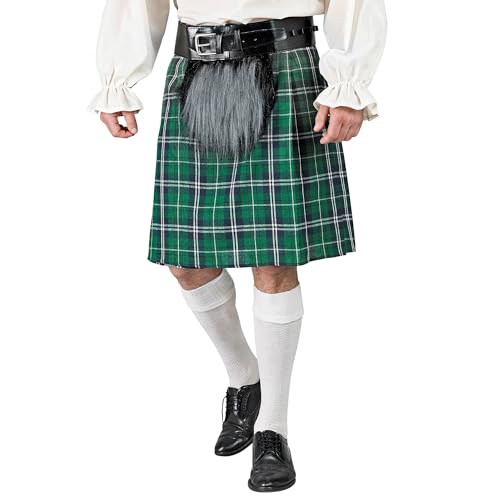 W WIDMANN MILANO Party Fashion - Kilt für Erwachsene, Schottenrock Herren, für Karneval, Mottoparty von W WIDMANN MILANO Party Fashion