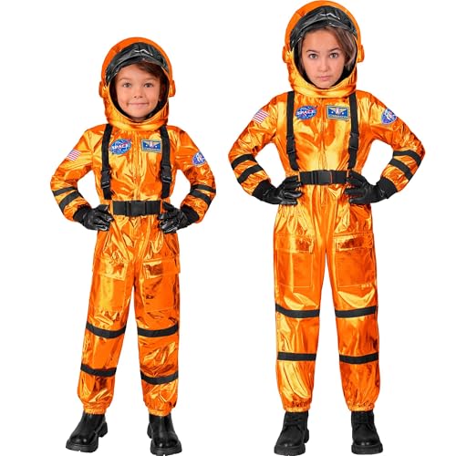 W WIDMANN MILANO Party Fashion - Kinderkostüm Astronaut, Raumanzug mit Helm, Weltall Overall, Raumfahrer, Karnevalskostüme W WIDMANN MILANO Party Fashion - Kinderkostüm Astronaut, Raumanzug mit Helm, Weltall Overall, Raumfahrer, Karnevalskostüme von W WIDMANN MILANO Party Fashion
