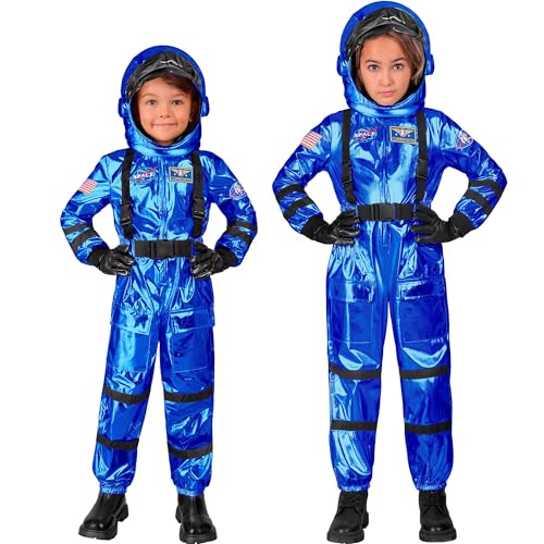 W WIDMANN MILANO Party Fashion - Kinderkostüm Astronaut, Raumanzug mit Helm, Weltall Overall, Raumfahrer, Karnevalskostüme W WIDMANN MILANO Party Fashion - Kinderkostüm Astronaut, Raumanzug mit Helm, Weltall Overall, Raumfahrer, Karnevalskostüme von W WIDMANN MILANO Party Fashion