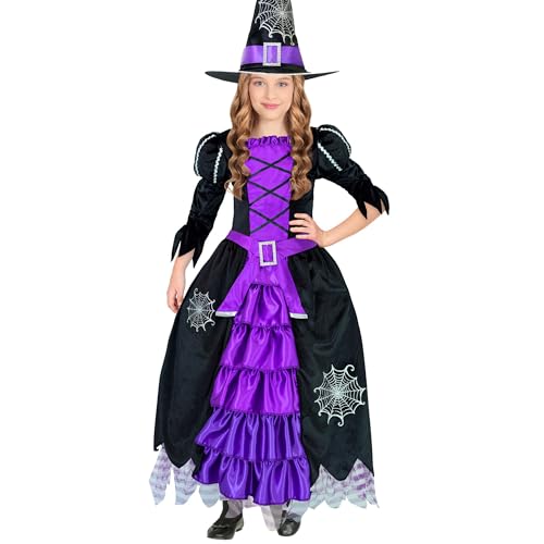 W WIDMANN MILANO Party Fashion - Kinderkostüm Hexe, Kleid, Hut, Märchen Kostüm, Halloween Verkleidung von W WIDMANN MILANO Party Fashion