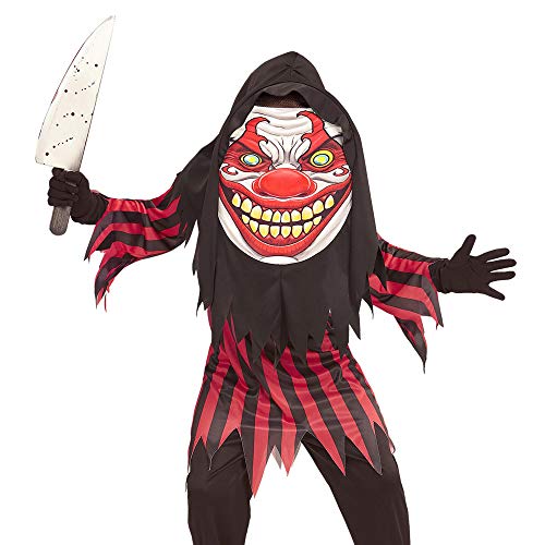 W WIDMANN MILANO Party Fashion - Kinderkostüm Killer Clown, Robe, Riesenmaske mit Kapuze, Halloween, Karneval, Mottoparty W WIDMANN MILANO Party Fashion - Kinderkostüm Killer Clown, Robe, Riesenmaske mit Kapuze, Halloween, Karneval, Mottoparty von W WIDMANN MILANO Party Fashion