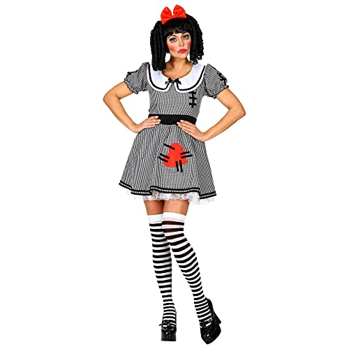 Widmann - Kostüm Horror Puppe, Kleid mit Reifunterrock und Haarschleife, gruselig, Halloween, Mottoparty Widmann - Kostüm Horror Puppe, Kleid mit Reifunterrock und Haarschleife, gruselig, Halloween, Mottoparty von W WIDMANN MILANO Party Fashion
