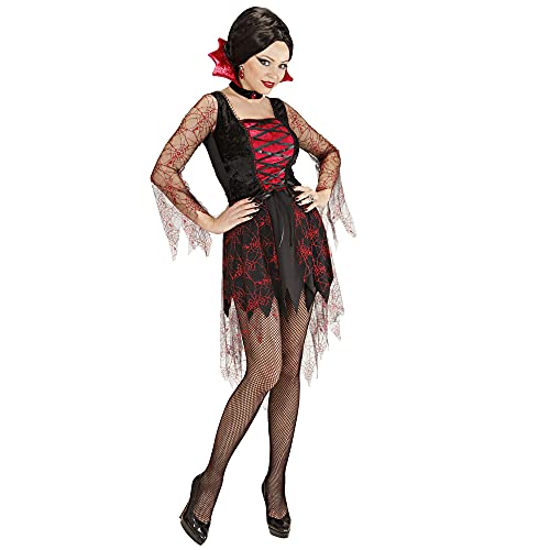 W WIDMANN MILANO Party Fashion - Kostüm Spiderweb Vampiria, Kleid und Kragen mit Juwel, Vampir, Spinne, Halloween, Karneval W WIDMANN MILANO Party Fashion - Kostüm Spiderweb Vampiria, Kleid und Kragen mit Juwel, Vampir, Spinne, Halloween, Karneval von W WIDMANN MILANO Party Fashion