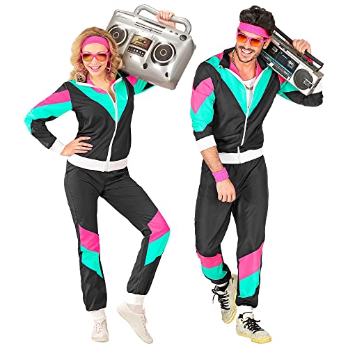 W WIDMANN MILANO Party Fashion - Kostüm Trainingsanzug, 80er Jahre Outfit, Jogginganzug, Bad Taste Outfit, Faschingskostüme W WIDMANN MILANO Party Fashion - Kostüm Trainingsanzug, 80er Jahre Outfit, Jogginganzug, Bad Taste Outfit, Faschingskostüme von W WIDMANN MILANO Party Fashion