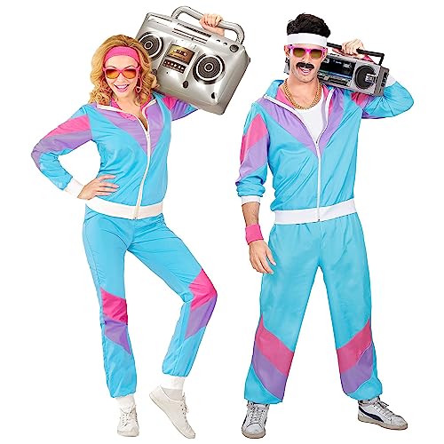 W WIDMANN MILANO Party Fashion - Kostüm Trainingsanzug, 80er Jahre Outfit, Jogginganzug, Bad Taste Outfit, Faschingskostüme W WIDMANN MILANO Party Fashion - Kostüm Trainingsanzug, 80er Jahre Outfit, Jogginganzug, Bad Taste Outfit, Faschingskostüme von W WIDMANN MILANO Party Fashion