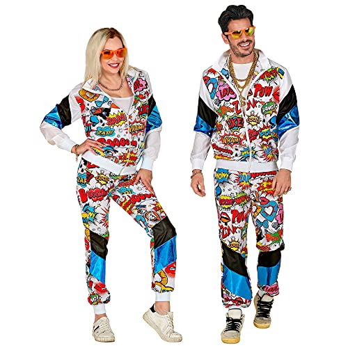 W WIDMANN MILANO Party Fashion - Kostüm Trainingsanzug Pop Art, Comic, 80er Jahre Outfit, Jogginganzug, Bad Taste Outfit von W WIDMANN MILANO Party Fashion