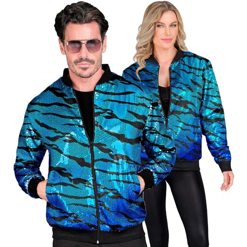 W WIDMANN MILANO Party Fashion - Party Fashion Bomberjacke, Pailletten Jacke, Weste, Party Outfit, Disco, Animal Print von W WIDMANN MILANO Party Fashion