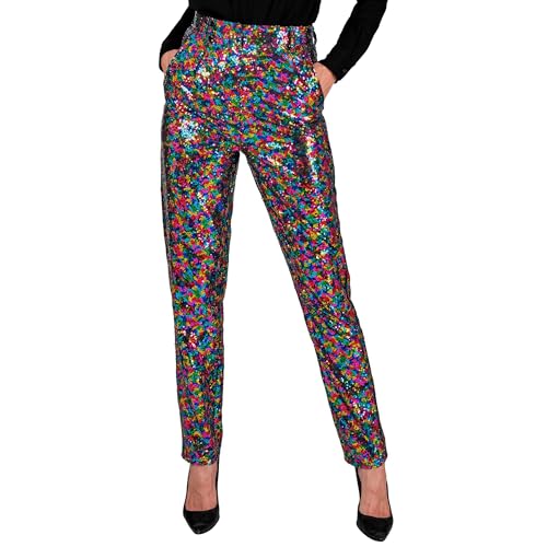 W WIDMANN MILANO Party Fashion - Party Fashion Paillettenhose für Damen, Disco Fever, Schlagermove, Damenhose von W WIDMANN MILANO Party Fashion