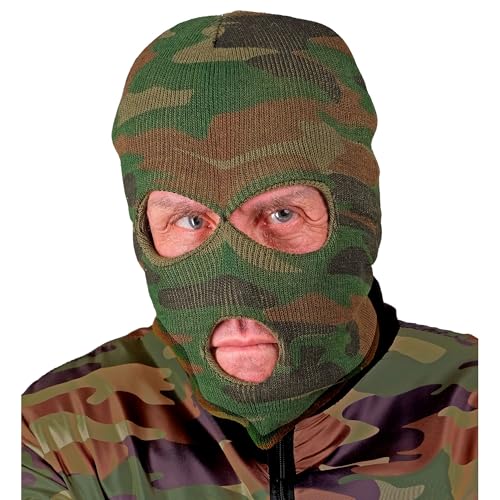 W WIDMANN MILANO Party Fashion - Sturmhaube für Erwachsene, Sturmmaske, Balaclava, Gesichtsmaske, Räuber, Einbrecher von W WIDMANN MILANO Party Fashion