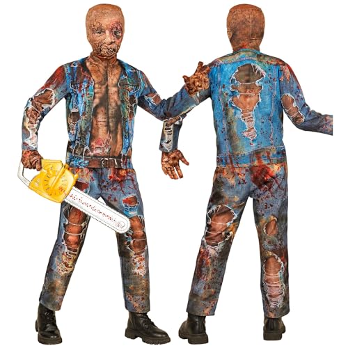 W WIDMANN MILANO Party Fashion - Zombie Kinderkostüm, Set mit Maske, komplettes Outfit für Halloween und Karneval W WIDMANN MILANO Party Fashion - Zombie Kinderkostüm, Set mit Maske, komplettes Outfit für Halloween und Karneval von W WIDMANN MILANO Party Fashion