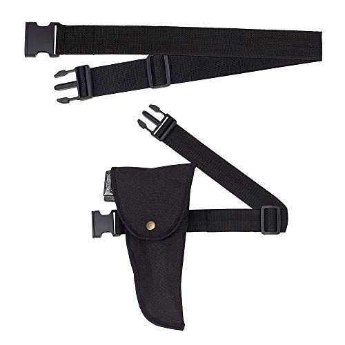 Widmann 00050 - S.W.A.T Holster mit Gürtel, Schwarz, Pistolenhalter, Kostüm, Accessoire, Karneval, Mottoparty von W WIDMANN MILANO Party Fashion