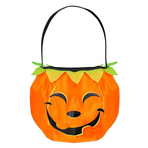 Widmann 00698 - Kürbis Tasche, Süßes oder Saures, für Kinder, Beutel, Accessoire, Kostüm, Karneval, Mottoparty, Halloween von W WIDMANN MILANO Party Fashion