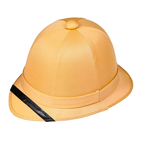 Widmann 01887 - Kolonialhut, Tropenhelm, Empire, Hut, Kopfschmuck, Accessoire, Karneval, Mottoparty Beige von W WIDMANN MILANO Party Fashion