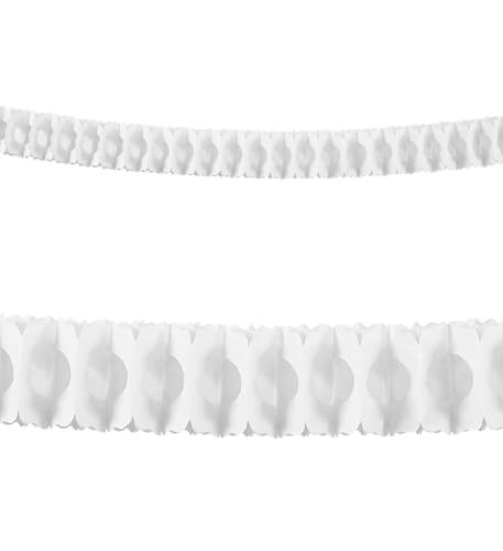 Widmann 05329 - Boa Girlande, Weiß, 3,5 m, schwer entflammbar, Dekoration, Hochzeit, Mottoparty, Geburtstag Widmann 05329 - Boa Girlande, Weiß, 3,5 m, schwer entflammbar, Dekoration, Hochzeit, Mottoparty, Geburtstag von W WIDMANN MILANO Party Fashion