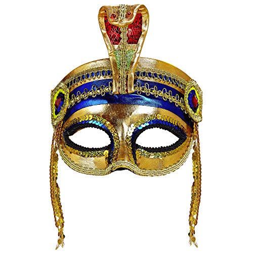 Widmann 07789 - Maske Pharao, venezianische Maske, Karneval, Mottoparty von W WIDMANN MILANO Party Fashion