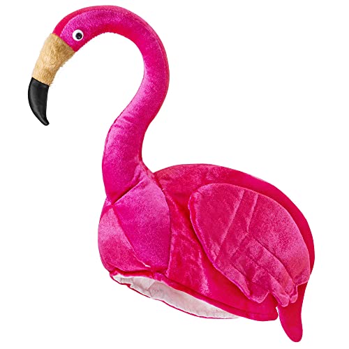 Widmann 07791 - Hut Flamingo, Rosa, Tierhut, Accessoire, Kopfbedeckung, Mottoparty, Karneval von W WIDMANN MILANO Party Fashion