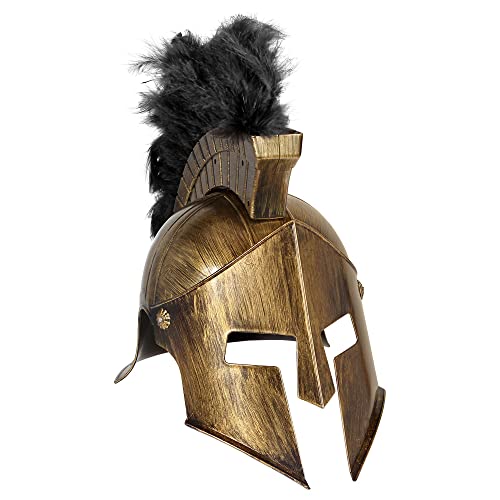 Widmann 09837 - Gladiatorenhelm, Spartaner, aus Hartplastik, Krieger, Antike, Hut, Kopfschmuck, Accessoire, Mottoparty, Karneval von W WIDMANN MILANO Party Fashion