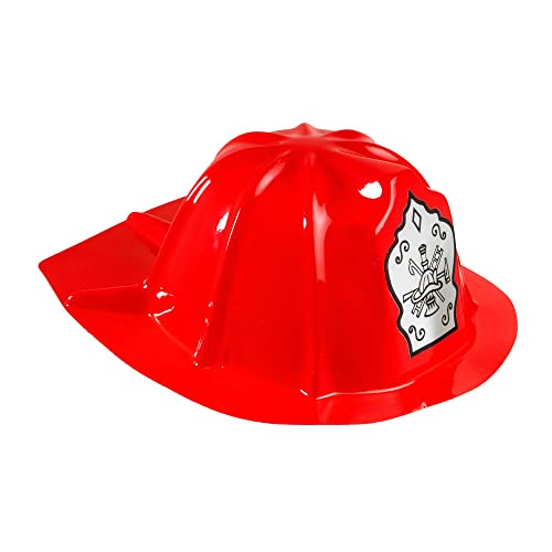 Widmann 2861K - Feuerwehr Hut für Kinder, aus PVC, FFW, Beruf, Mottoparty, Karneval von W WIDMANN MILANO Party Fashion