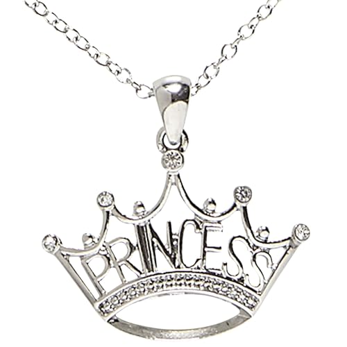 Widmann 46759 - Halskette, mit Prinzessinnenkrone, Schmuck, Kostümaccessoire, Märchenprinzessin, Mottoparty, Karneval Widmann 46759 - Halskette, mit Prinzessinnenkrone, Schmuck, Kostümaccessoire, Märchenprinzessin, Mottoparty, Karneval von W WIDMANN MILANO Party Fashion