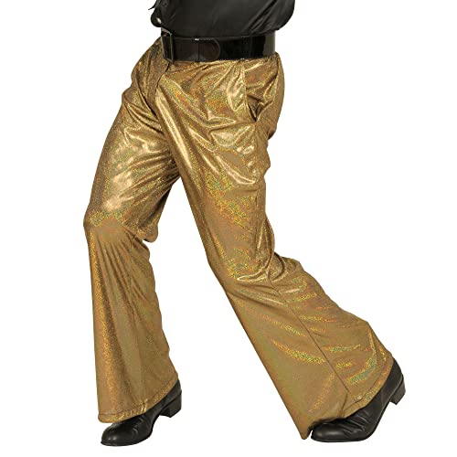 Widmann - 70er Jahre holografische Hose, Disco Fever, Fasching, Karneval, Mottoparty von W WIDMANN MILANO Party Fashion