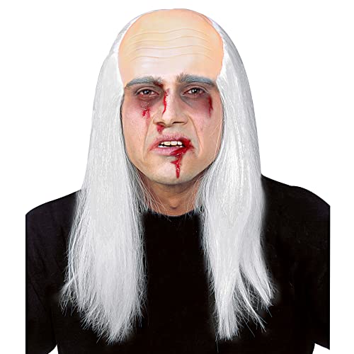 Widmann 8392Z - Kappe Zombie mit Haare, Psycho, Accessoire, Halloween, Karneval, Mottoparty von W WIDMANN MILANO Party Fashion