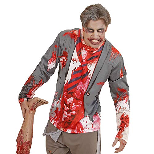 Widmann - Blutverschmiertes T-Shirt, Zombie, Halloween, Mottoparty, Karneval von W WIDMANN MILANO Party Fashion