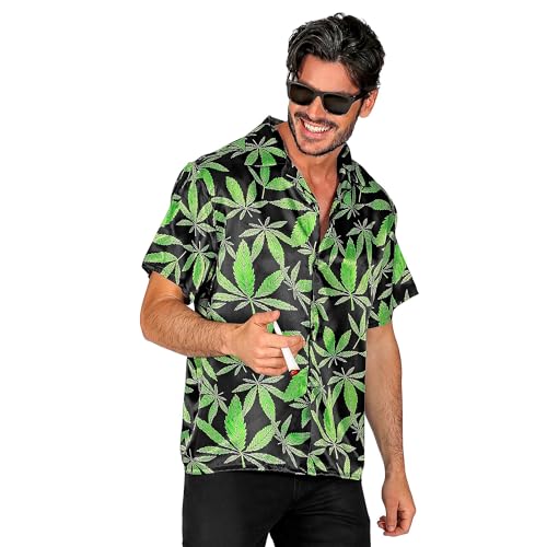 Widmann - Ganja Style Shirt, Hemd, Jamaikaner, Rastaman, Reggae, Karneval, Mottoparty von W WIDMANN MILANO Party Fashion