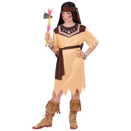 W WIDMANN MILANO Party Fashion - Kinderkostüm Native Indian, Kleid, Gürtel, Stirnband, für Karneval von W WIDMANN MILANO Party Fashion