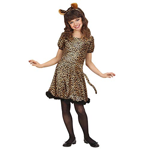 Widmann - Kinderkostüm Leopard, Kleid mit Schwanz, Ohren, Karneval, Mottoparty von W WIDMANN MILANO Party Fashion