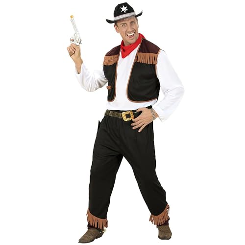 Widmann - Kostüm Cowboy, Hemd mit Weste, Hose, Kopftuch, Wilder Westen, Karneval, Mottoparty von W WIDMANN MILANO Party Fashion