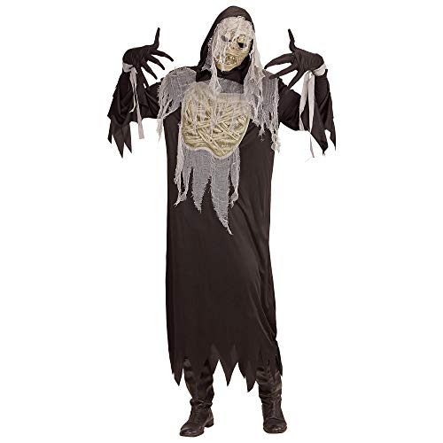 Widmann - Kostüm Mumie, Robe mit Kapuze, Handschuhe, Maske, Halloween, Karneval, Mottoparty von W WIDMANN MILANO Party Fashion