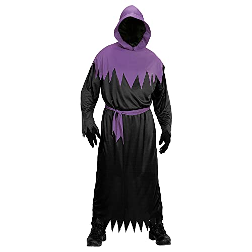 Widmann - Kostüm Phantom, Robe mit Kapuze und unsichtbarer Gesichtsmaske, Gürtel, Halloween, Karneval, Mottoparty von W WIDMANN MILANO Party Fashion