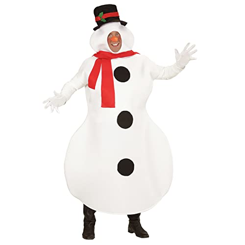 Widmann - Kostüm Schneemann, Kostüm und Nase, Weihnachten, Karneval, Mottoparty von W WIDMANN MILANO Party Fashion