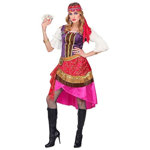 Widmann - Kostüm Zigeunerin, Kleid und Kopftuch, Wahrsagerin, Karneval, Mottoparty von W WIDMANN MILANO Party Fashion