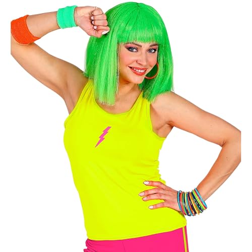 Widmann - Tank Top, Neon, 80er Jahre, Karneval, Mottoparty von W WIDMANN MILANO Party Fashion